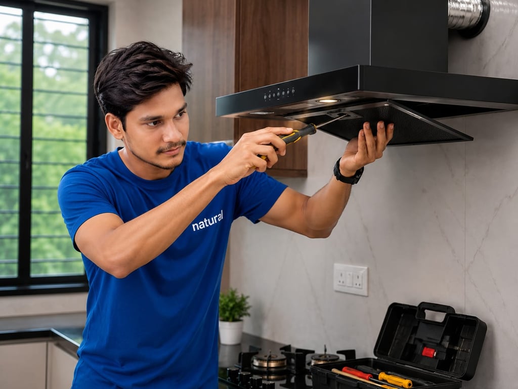 Kitchen chimney deep cleaning services in Tirupati